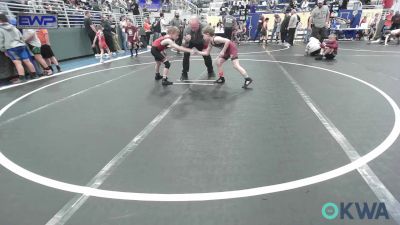 64 lbs 5th Place - Waylon Bryant, Blackwell Wrestling Club vs Ryder Shaw, Barnsdall Youth Wrestling