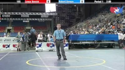 195 lbs rr1 Lance Benick Minnesota vs. Robert Enmon Florida