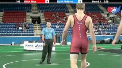 195 lbs round-4 Mitch Sliga Indiana vs. Frank Mattiace New Jersey