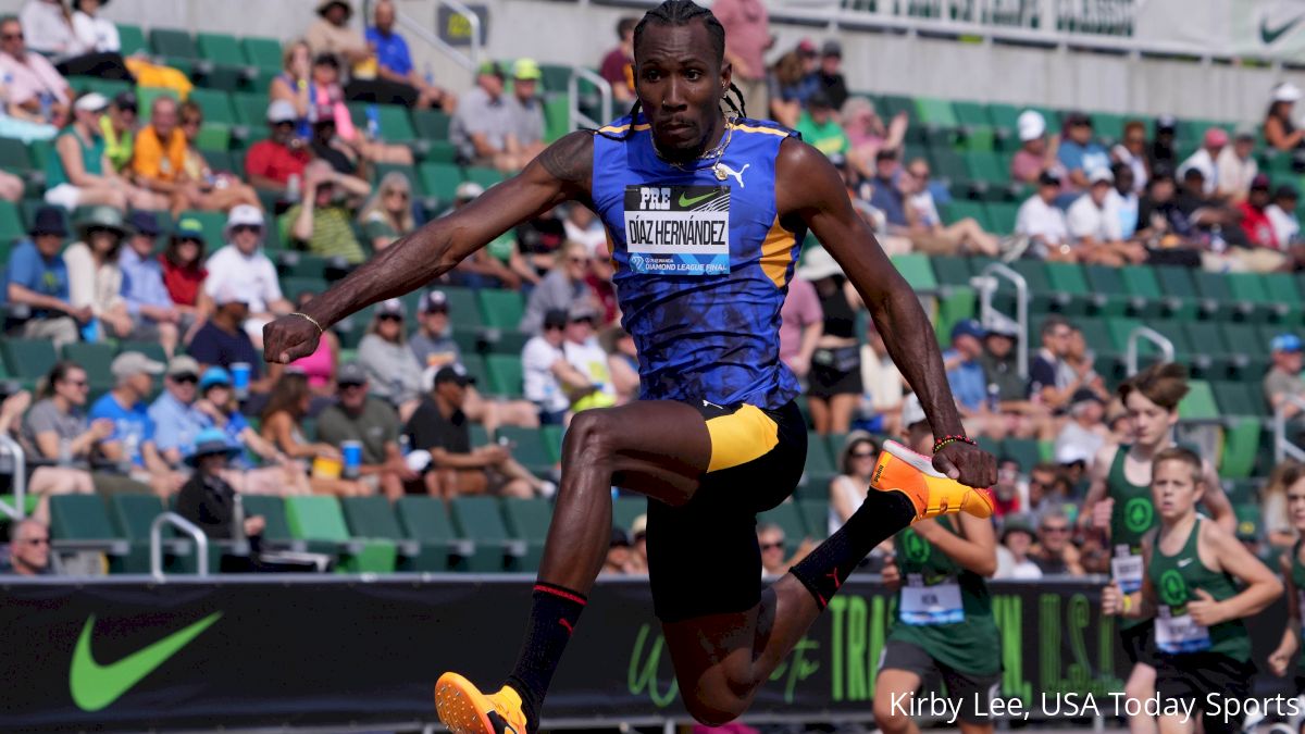 Andy Hernandez Diaz Of Italy Wins Men's Triple Jump At Prefontaine Classic