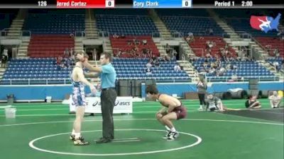 126 lbs round-7 Jered Cortez Illinois vs. Cory Clark Iowa