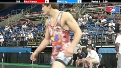 160 lbs round-8 Peter Renda Pennsylvania vs. Matt Gray Wisconsin