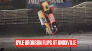 Kyle Bronson Flips After Spectacular Charge At Knoxville Late Model Nationals