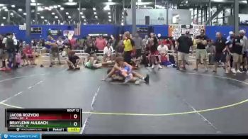 117 lbs Finals (8 Team) - Jacob Rozycki, Lowell WC vs Braylenn Aulbach, ARES Black