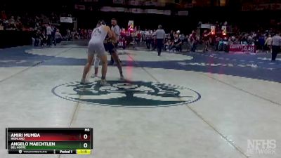 4A 172 lbs Quarterfinal - Angelo Maechtlen, Del Norte vs Amiri Mumba, Highland