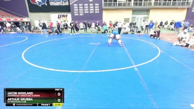 88-100 lbs Semifinal - Jacob Howland, Juggernaut Wrestling Systems vs Arthur Grubba, ISI Wrestling Club