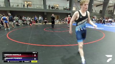 144 lbs Semifinal - Pierson Manville, PA vs Abraham Pomeroy, CO