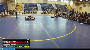 120 lbs Round 4 (8 Team) - Brandon Higgins, Camden 1 vs Grady Woodard, AP X Kame