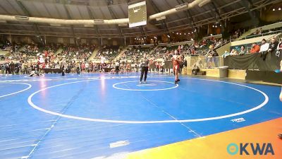 155 lbs Rr Rnd 1 - Talon Deweese, Ponca City Wildcat Wrestling vs River Stonecipher, Mannford Pirate Youth Wrestling