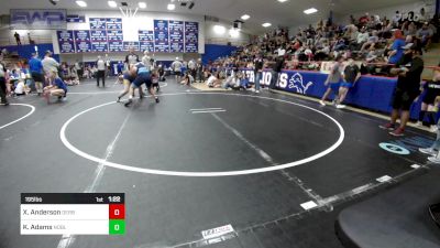 195 lbs Semifinal - Xavier Anderson, Derby Wrestling Club vs Katie Adams, Noble Takedown Club