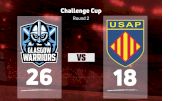 2022 Glasgow Warriors vs Perpignan