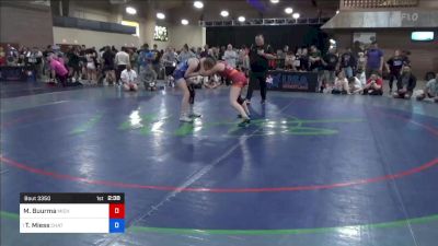 127 lbs Cons 4 - Margaret Buurma, Michigan vs Taylor Miess, Chatfield Wrestling Club