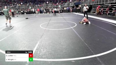 55 lbs Round Of 16 - Cooper Lotter, Falls City Wrestling Club vs Jesse Wright, East Kansas Eagles