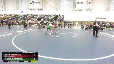 124 lbs Cons. Round 4 - Aydaen Windnagle, Alexander Tri-Town Wrestling vs Justin Stiefvater, Club Not Listed