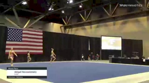 Abigail Novoseletskiy - Mixed Pairs, EAGC - 2021 USA Gymnastics Championships