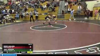 113 lbs 2nd Wrestleback (8 Team) - Reed Walker, West Forsyth vs Eric Henson, Colquitt County