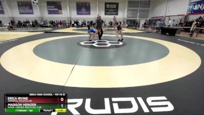 1st Place Match - Madison Heinzer, Daniel Cormier Wrestling Club vs Erica Irvine, Immortal Athletics WC