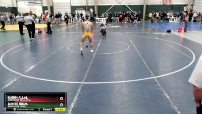 125 lbs Champ. Round 1 - Dante Rigal, Briar Cliff (Iowa) vs Karim Allal, Northeast Oklahoma