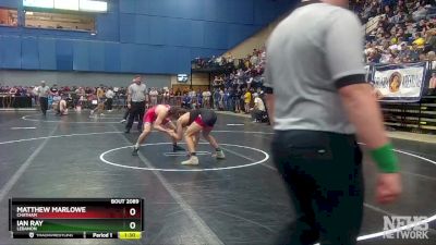 2 - 157 lbs Quarterfinal - Ian Ray, Lebanon vs Matthew Marlowe, Chatham