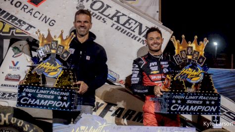 Kyle Larson Puts Bow On Inaugural High Limit Sprint Car Series Championship