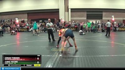 105 lbs Round 1 (6 Team) - Chris Moore, Steel Valley vs Jonah Theisen, Arlington Wrestling Club