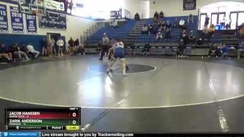 157 lbs Round 1 (4 Team) - Zarik Anderson, Dubuque vs Jacob Hanssen, Buena Vista