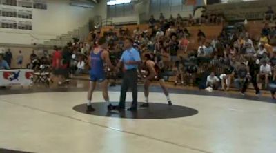 74 lbs finals Colton Sponseller Brooklyn WC vs. Josh Asper Terrapin WC