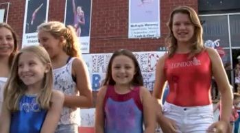 McKayla Maroney impresses and inspires her young AOGC teammates