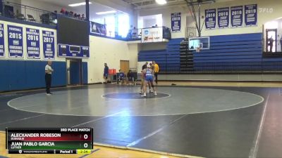 174 lbs 3rd Place Match - Juan Pablo Garcia, Luther vs Alecxander Robeson, Dubuque