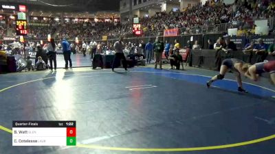 150 lbs Quarterfinal - Bethany Watt, Glendale vs Contessa Cotelesse, Laurel