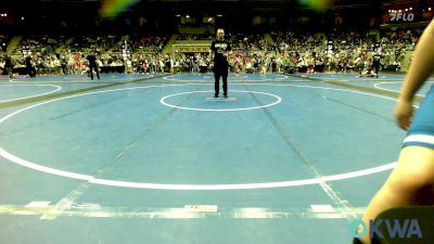 130 lbs Round Of 16 - Ryder Short, Blackwell Wrestling Club vs Austin Robinett, Little Axe Takedown Club