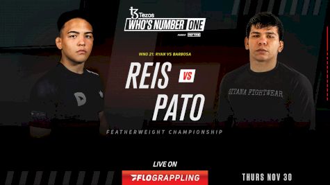 'Baby Shark' Diogo Reis To Defend WNO Title Against Diego 'Pato' Oliveira