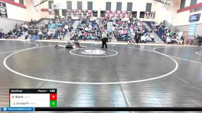 160 lbs Semifinal - Jonah Orndorff, Freeman vs Hayden Blank, Lakeside (Nine Mile)