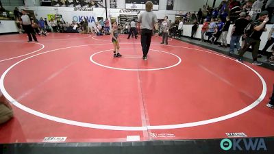 40-43 lbs Rr Rnd 3 - Kynslee Church, Wagoner Takedown Club vs Winifred Perry, Springdale Youth Wrestling Club