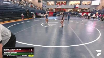 152 lbs Cons. Round 1 - Tori Chambers, Bryan (Girls) vs Alena Cedeno Mora, Plano East (Girls)