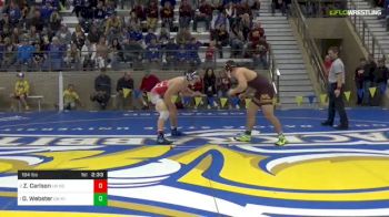 184 lbs Final - Zach Carlson, South Dakota State Unattached vs Owen Webster, Minnesota Unattached