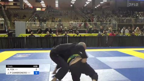 ANTHONY FOX vs JOHN P CAMBRONERO 2024 Pan Jiu Jitsu IBJJF Championship