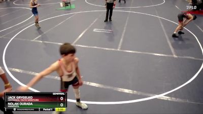 102 lbs Semifinal - Jack Grygelko, Centennial Youth Wrestling vs Nolan Ourada, Minnesota