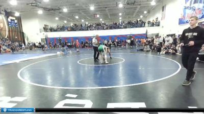 152 lbs Champ. Round 2 - Owen Rose, Lakeland vs Jake Hubby, Hanford