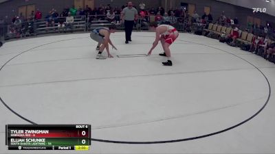 193 lbs Round 2 (8 Team) - Elijah Schunke, South Dakota Lightning vs Tyler Zwingman, Nebraska Red