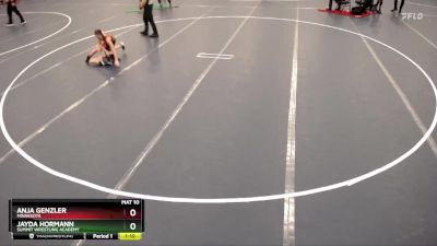 Quarterfinal - Jayda Hormann, Summit Wrestling Academy vs Anja Genzler, Minnesota