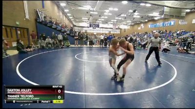 92 lbs 3rd Place Match - Daxton Jolley, Payson Pride Wrestling vs Tanner Telford, Sanderson Wrestling Academy