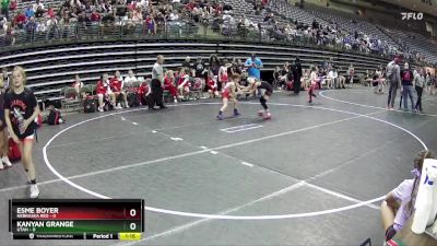 58 lbs Round 3 (6 Team) - Kanyan Grange, Utah vs Esme Boyer, Nebraska Red