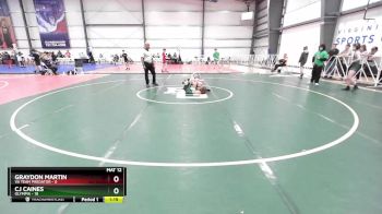 84 lbs Rd# 3 12:00pm Friday - Graydon Martin, VA Team Predator vs Cj Caines, Olympia