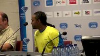 Aries Merritt shatters world record 12.80 at 2012 Brussels Diamond League