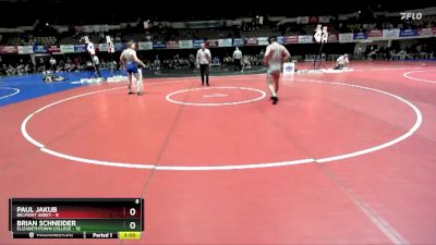 184 lbs Quarters & Wb (16 Team) - George Moseley, Averett vs Clinton Morrisette, King University