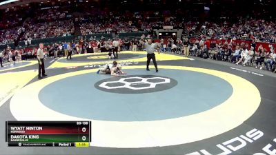 D3-138 lbs Semifinal - Wyatt Hinton, Norwood vs Dakota King, Barnesville