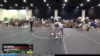 120 lbs Round 5 (8 Team) - Colt Brown, Backyard Boyz Black vs Justin Contreras, Suwannee