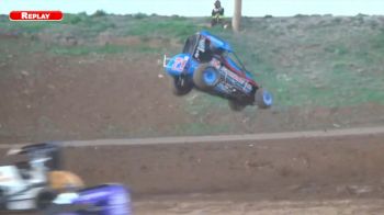 Mariah Ede Takes A Big Tumble At USAC Hangtown 100