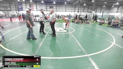 175 lbs Round 3 (4 Team) - Corban Schmandt, SHENANDOAH VALLEY WC vs Noah Odle, GRAPPLERS GARAGE